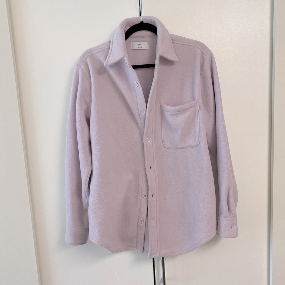 Aritzia TNA polar button up